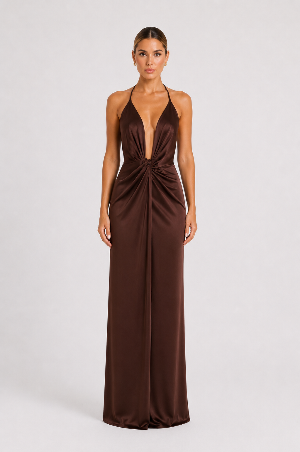 Vestido Nudot Café
