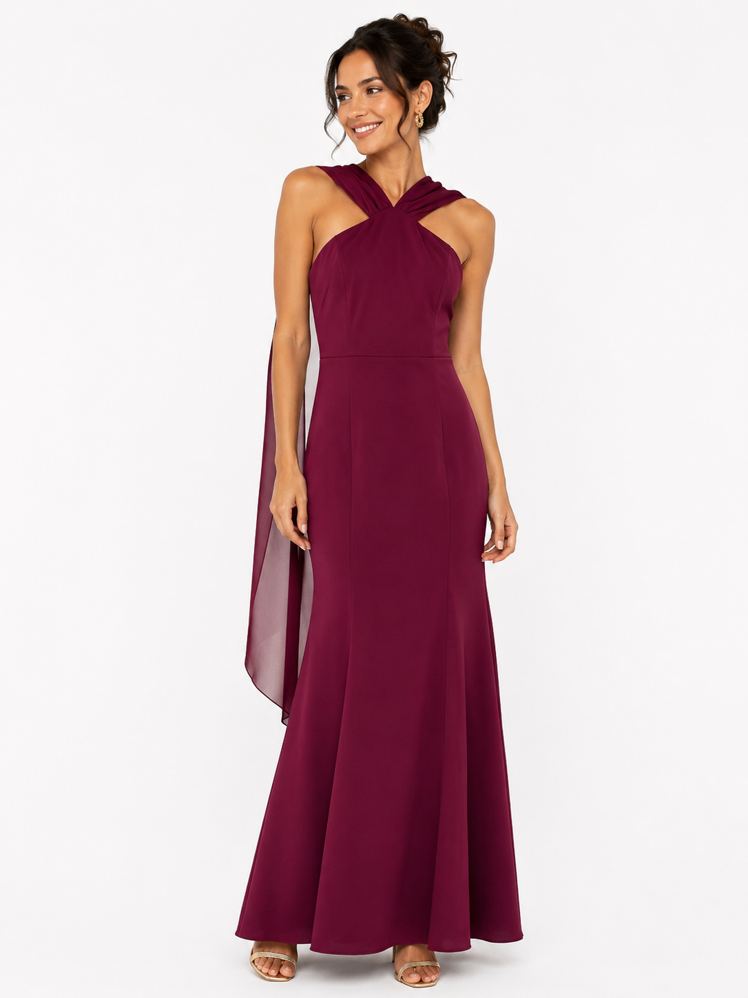 Vestido Tita . Vestido Bugambilia – Vestido largo elegante para boda de noche