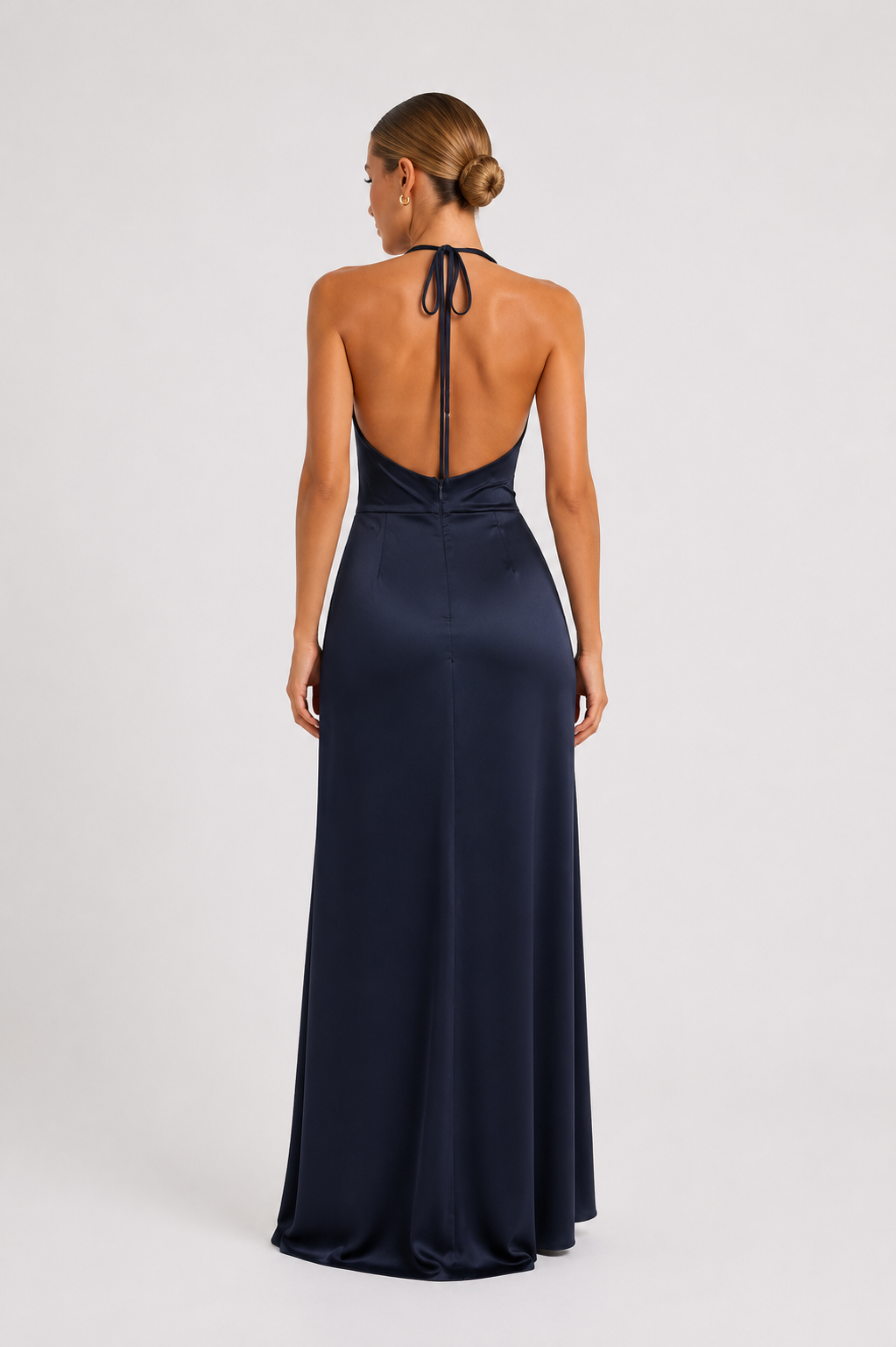 Vestido Nudot Azul Marino