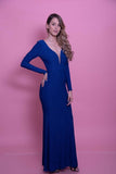 Vestido Fátima Azul (Renta)-carlotina
